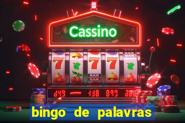 bingo de palavras de natal